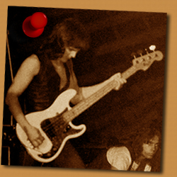 MARK EVANS - Bass Guitar 1975 - 1977